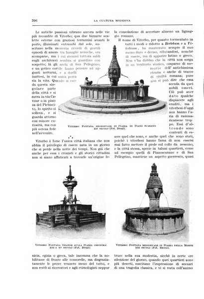 La cultura moderna rivista quindicinale illustrata