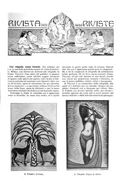 La cultura moderna rivista quindicinale illustrata