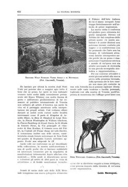 La cultura moderna rivista quindicinale illustrata