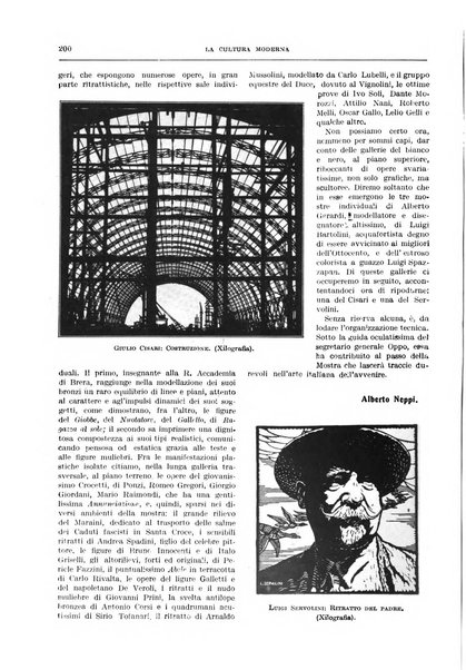 La cultura moderna rivista quindicinale illustrata