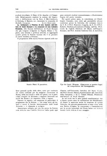 La cultura moderna rivista quindicinale illustrata