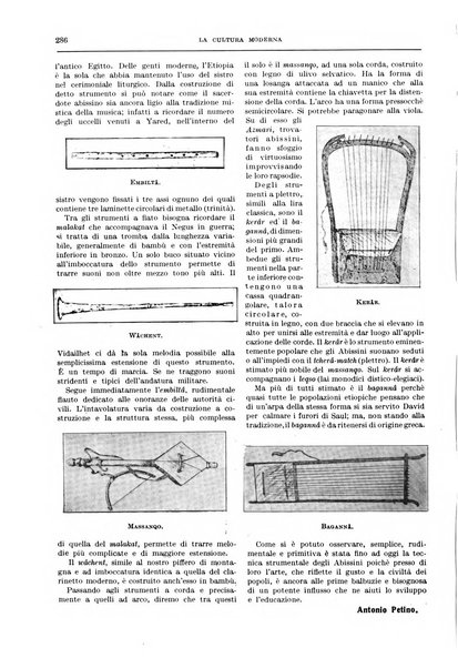 La cultura moderna rivista quindicinale illustrata