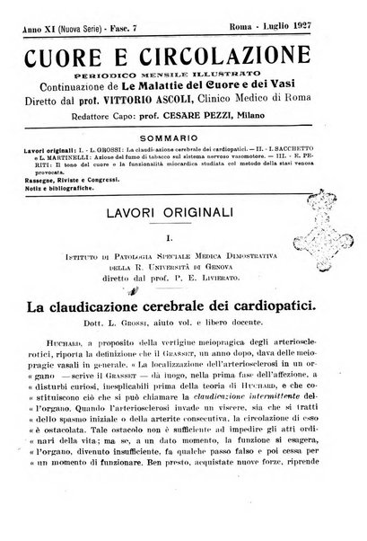 Cuore e circolazione periodico mensile illustrato