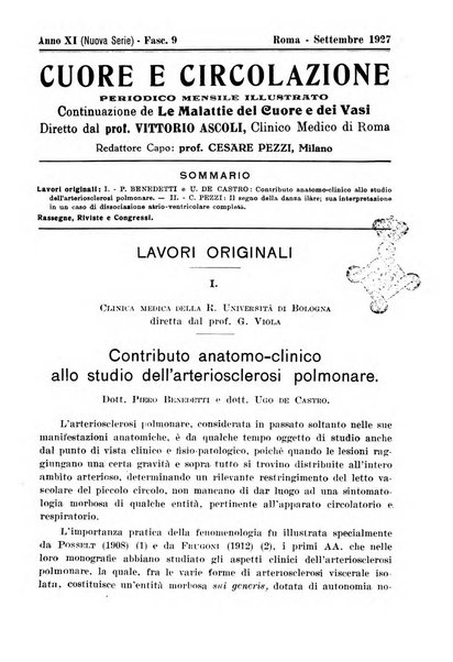 Cuore e circolazione periodico mensile illustrato