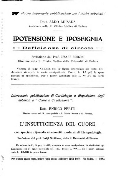 Cuore e circolazione periodico mensile illustrato