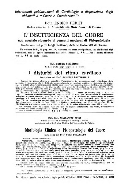 Cuore e circolazione periodico mensile illustrato