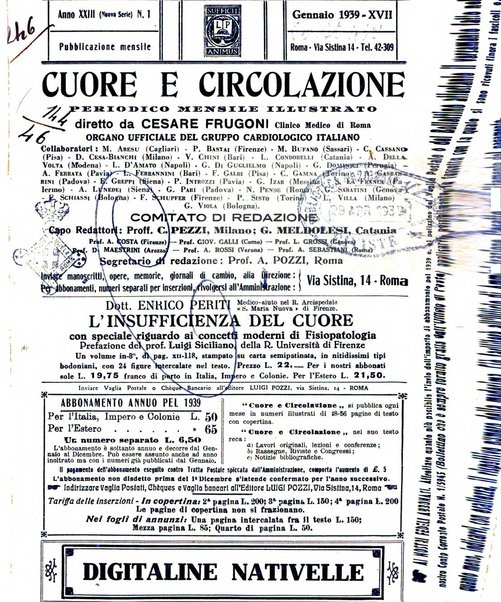 Cuore e circolazione periodico mensile illustrato