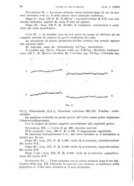 Cuore e circolazione periodico mensile illustrato