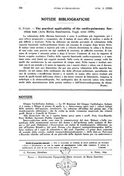 Cuore e circolazione periodico mensile illustrato