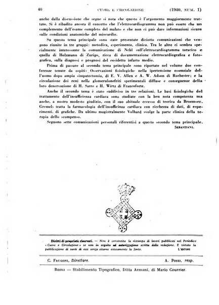 Cuore e circolazione periodico mensile illustrato