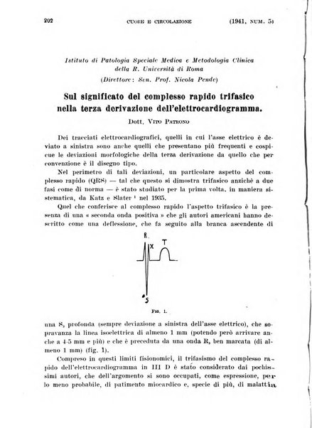 Cuore e circolazione periodico mensile illustrato