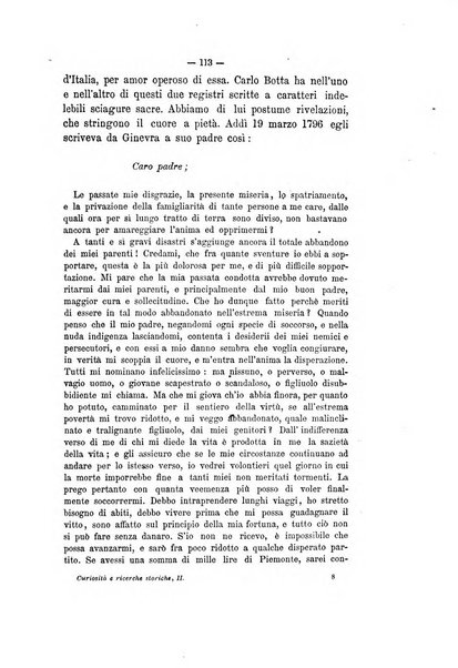 Curiosita e ricerche di storia subalpina