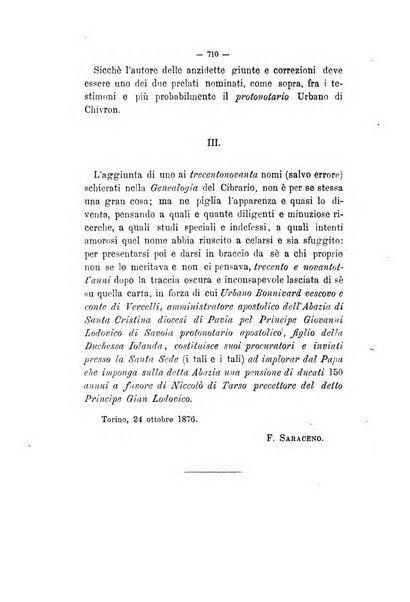 Curiosita e ricerche di storia subalpina