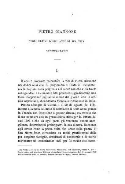 Curiosita e ricerche di storia subalpina