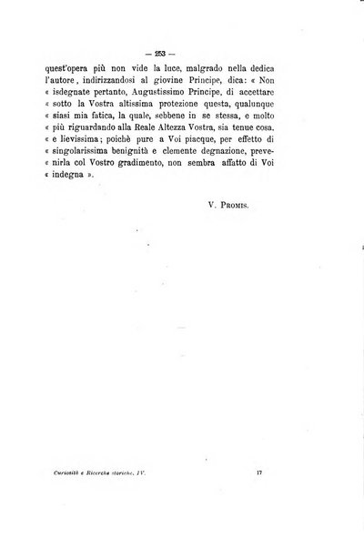 Curiosita e ricerche di storia subalpina