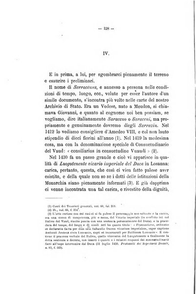 Curiosita e ricerche di storia subalpina