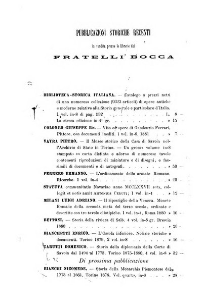 Curiosita e ricerche di storia subalpina