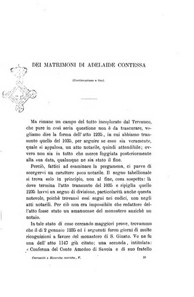 Curiosita e ricerche di storia subalpina