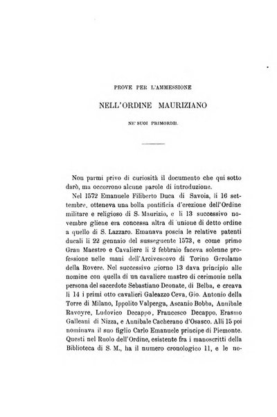 Curiosita e ricerche di storia subalpina