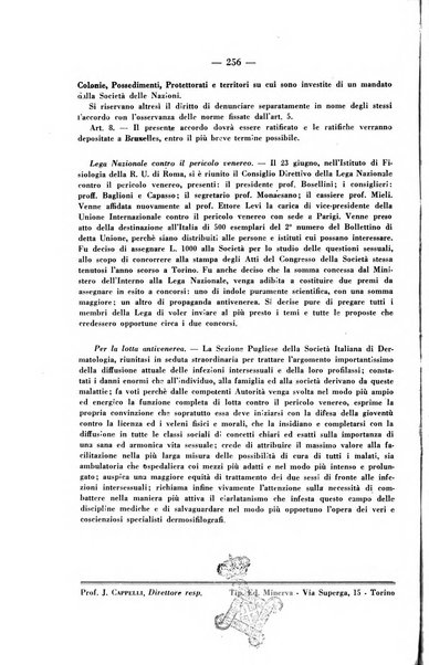 Il dermosifilografo gazzetta di dermosifilografia per il medico pratico