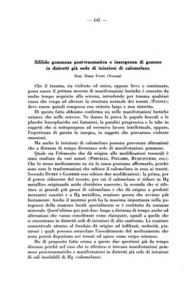 Il dermosifilografo gazzetta di dermosifilografia per il medico pratico