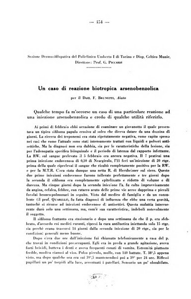 Il dermosifilografo gazzetta di dermosifilografia per il medico pratico