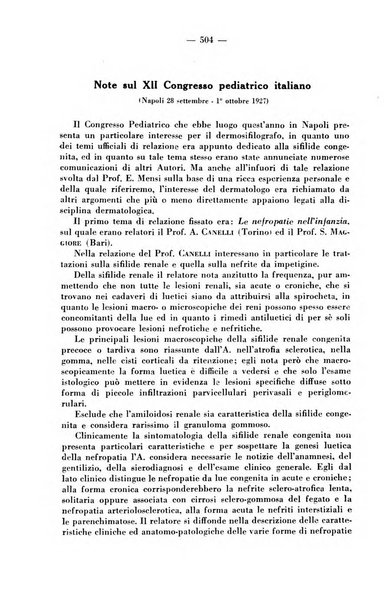 Il dermosifilografo gazzetta di dermosifilografia per il medico pratico