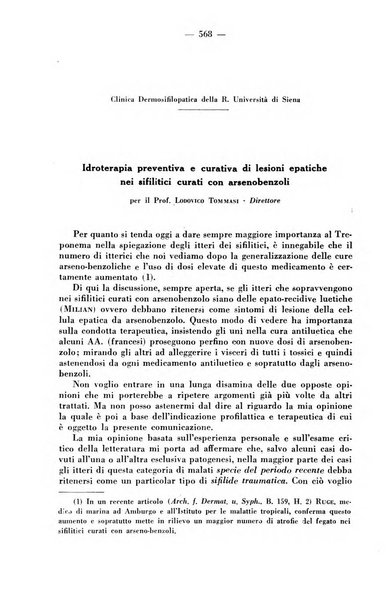 Il dermosifilografo gazzetta di dermosifilografia per il medico pratico