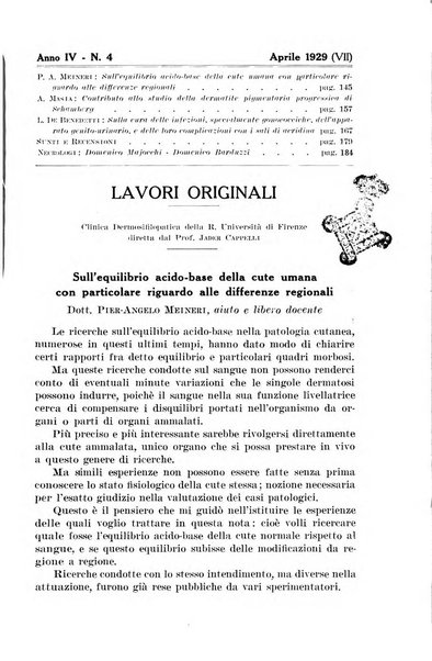 Il dermosifilografo gazzetta di dermosifilografia per il medico pratico