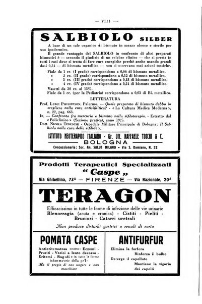 Il dermosifilografo gazzetta di dermosifilografia per il medico pratico