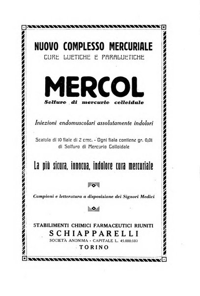 Il dermosifilografo gazzetta di dermosifilografia per il medico pratico