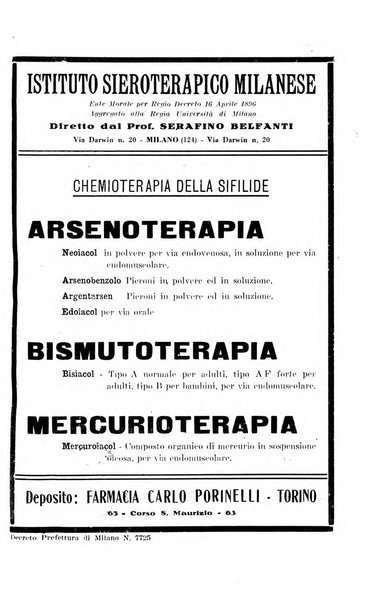 Il dermosifilografo gazzetta di dermosifilografia per il medico pratico