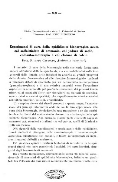 Il dermosifilografo gazzetta di dermosifilografia per il medico pratico