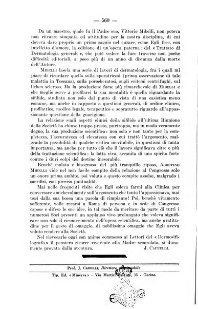 Il dermosifilografo gazzetta di dermosifilografia per il medico pratico