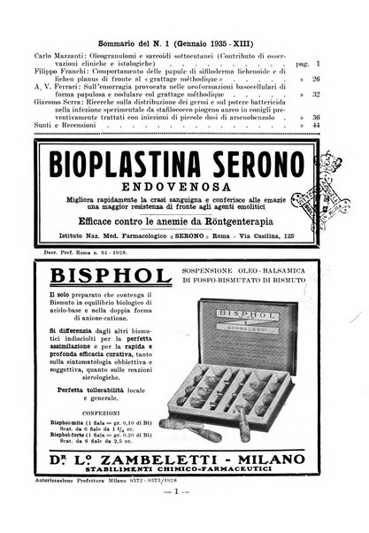 Il dermosifilografo gazzetta di dermosifilografia per il medico pratico