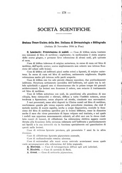 Il dermosifilografo gazzetta di dermosifilografia per il medico pratico