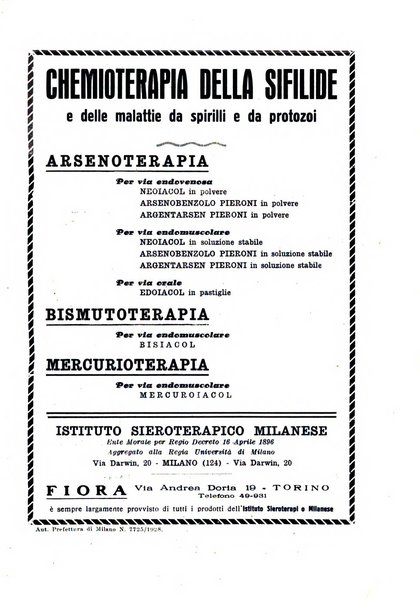 Il dermosifilografo gazzetta di dermosifilografia per il medico pratico