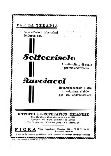 Il dermosifilografo gazzetta di dermosifilografia per il medico pratico