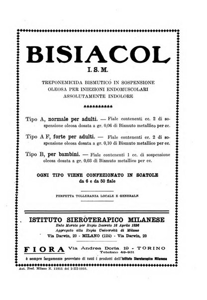 Il dermosifilografo gazzetta di dermosifilografia per il medico pratico