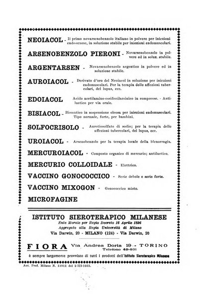 Il dermosifilografo gazzetta di dermosifilografia per il medico pratico