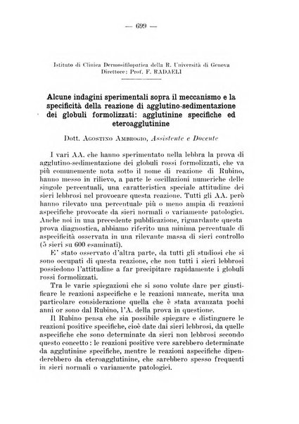 Il dermosifilografo gazzetta di dermosifilografia per il medico pratico