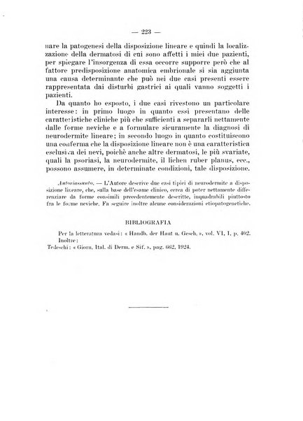 Il dermosifilografo gazzetta di dermosifilografia per il medico pratico