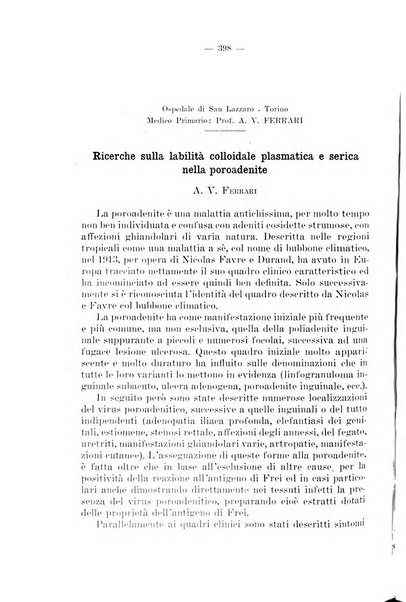 Il dermosifilografo gazzetta di dermosifilografia per il medico pratico