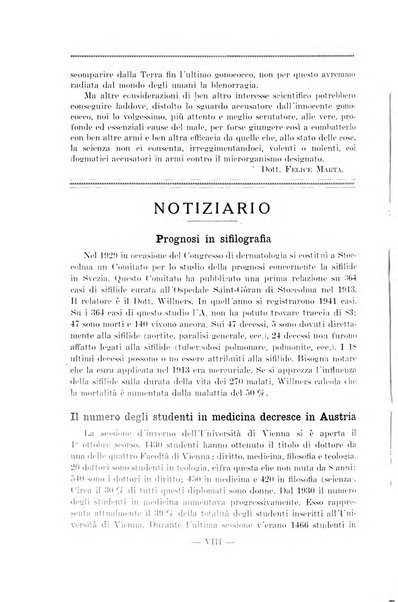 Il dermosifilografo gazzetta di dermosifilografia per il medico pratico