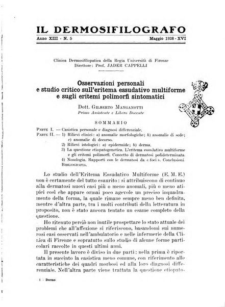 Il dermosifilografo gazzetta di dermosifilografia per il medico pratico