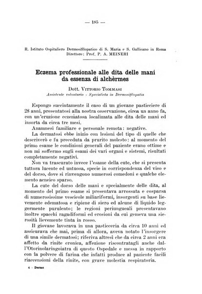 Il dermosifilografo gazzetta di dermosifilografia per il medico pratico