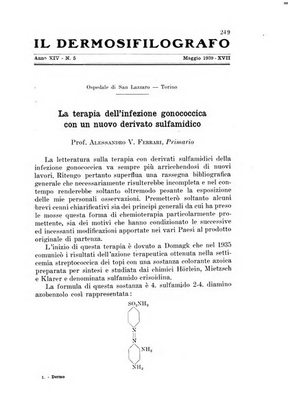 Il dermosifilografo gazzetta di dermosifilografia per il medico pratico