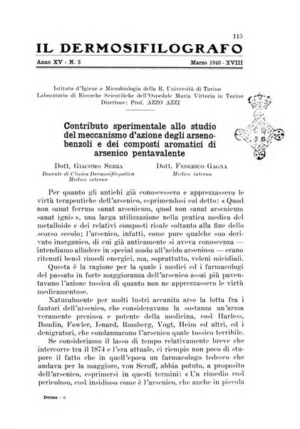 Il dermosifilografo gazzetta di dermosifilografia per il medico pratico