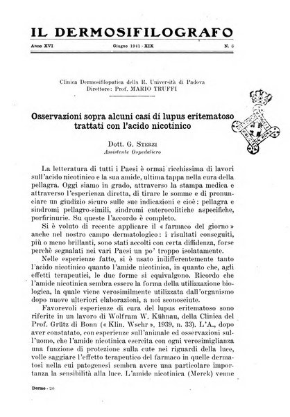 Il dermosifilografo gazzetta di dermosifilografia per il medico pratico