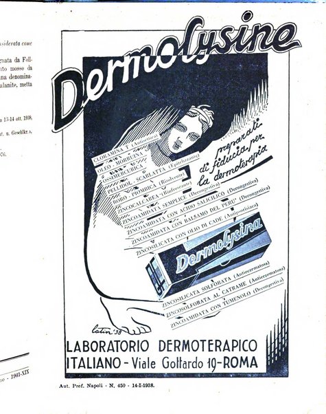 Il dermosifilografo gazzetta di dermosifilografia per il medico pratico